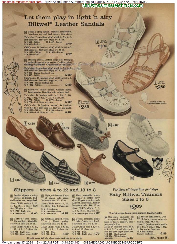 1962 Sears Spring Summer Catalog, Page 535