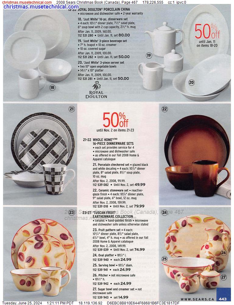 2008 Sears Christmas Book (Canada), Page 467