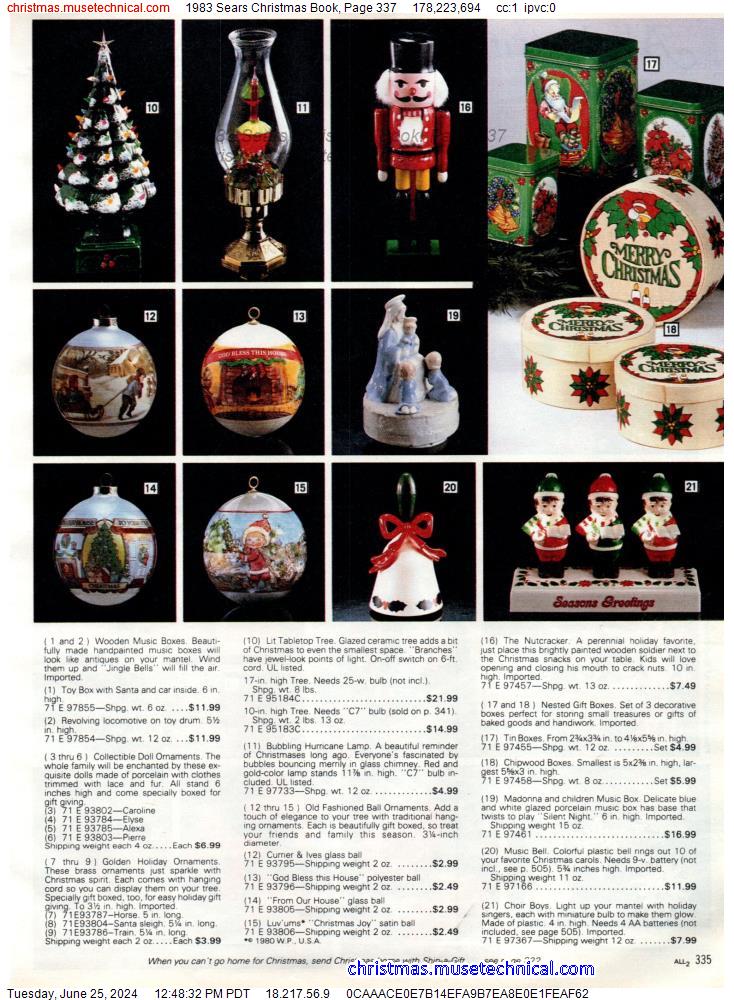 1983 Sears Christmas Book, Page 337