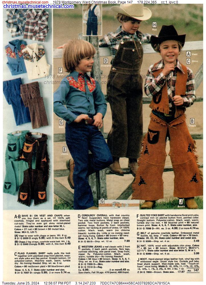1978 Montgomery Ward Christmas Book, Page 147
