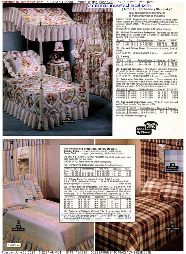 1983 Sears Spring Summer Catalog, Page 1262