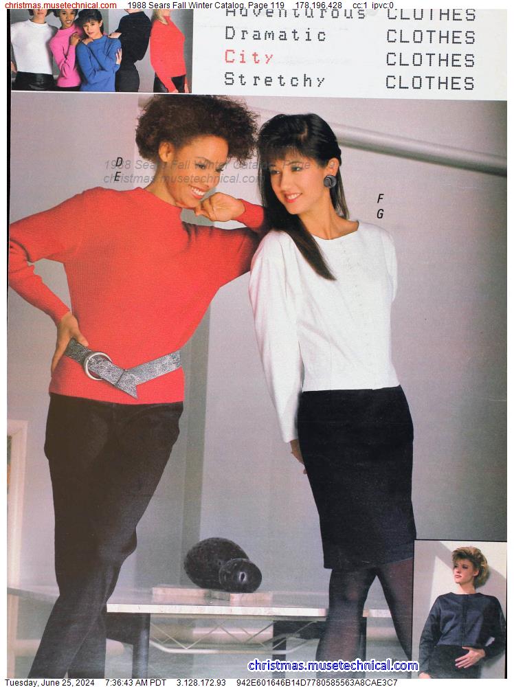 1988 Sears Fall Winter Catalog, Page 119