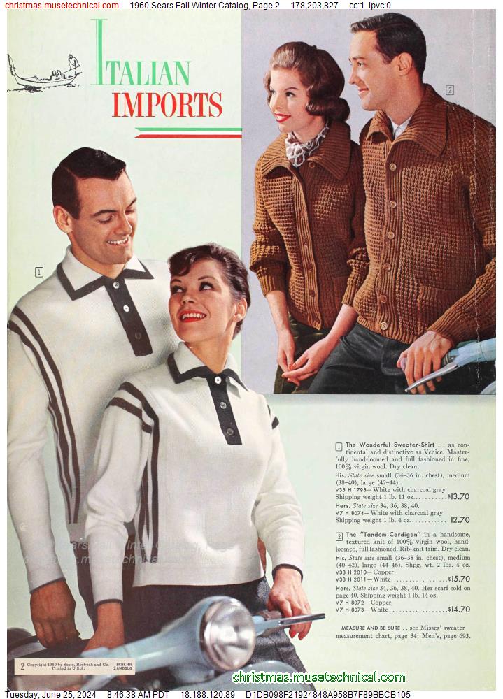 1960 Sears Fall Winter Catalog, Page 2