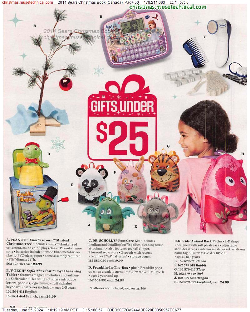 2014 Sears Christmas Book (Canada), Page 50