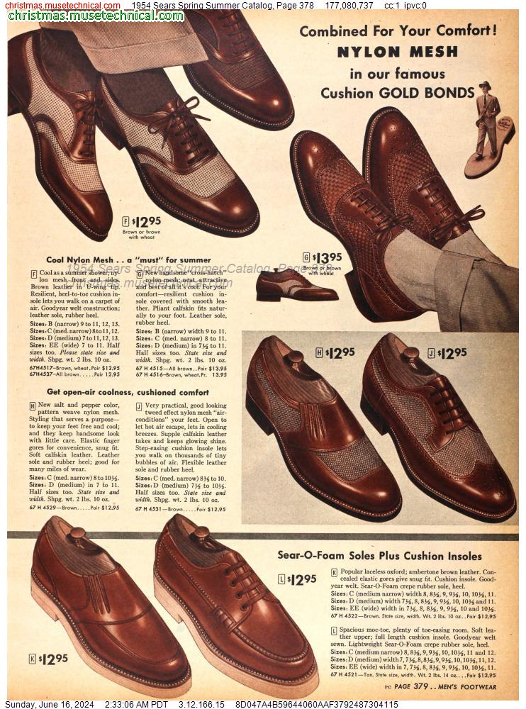 1954 Sears Spring Summer Catalog, Page 378