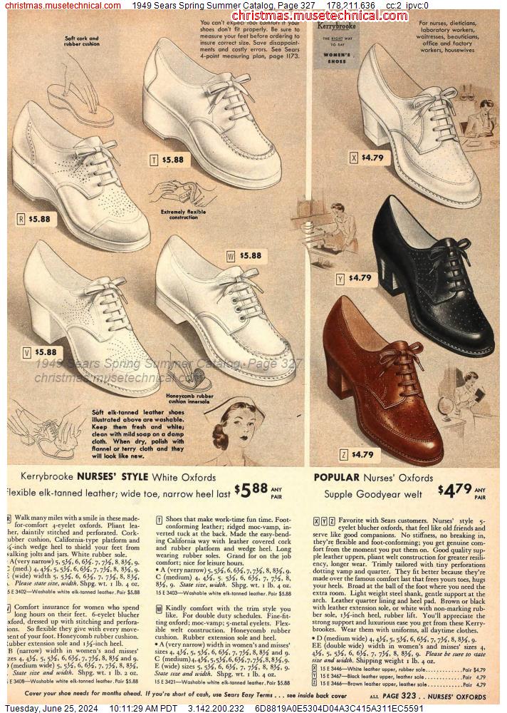 1949 Sears Spring Summer Catalog, Page 327