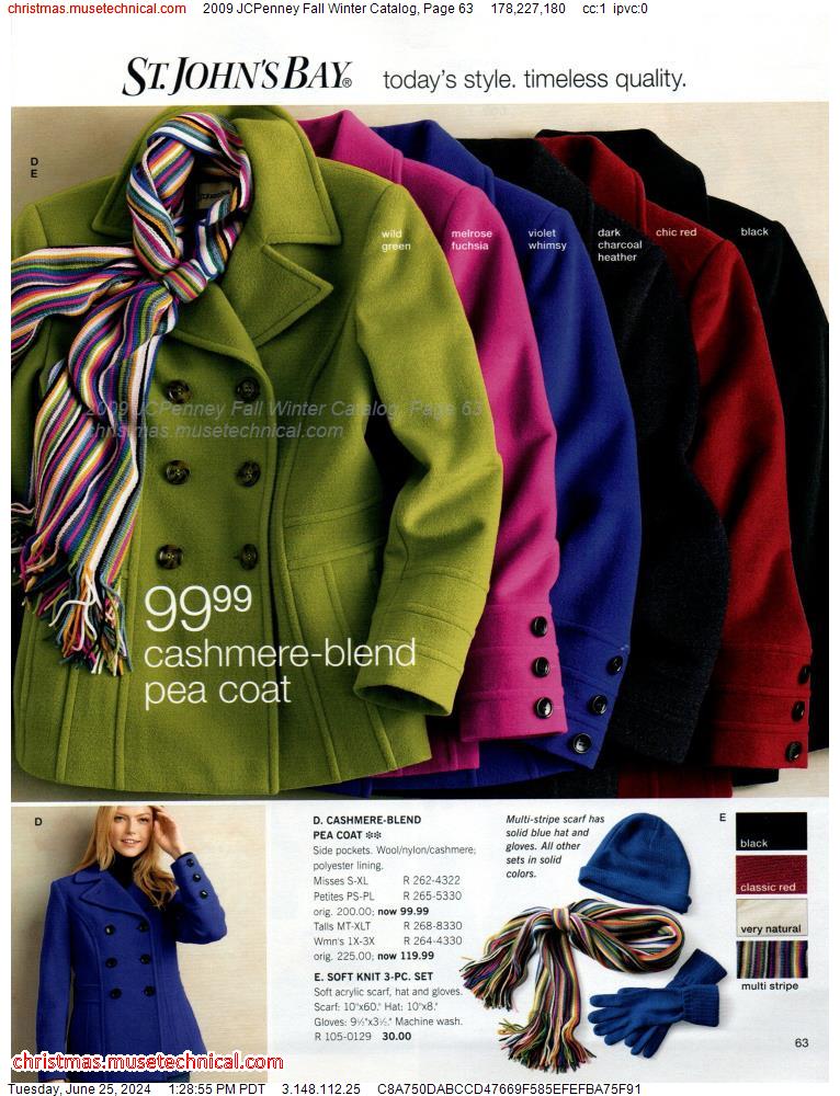 2009 JCPenney Fall Winter Catalog, Page 63