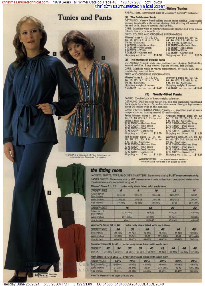 1979 Sears Fall Winter Catalog, Page 48