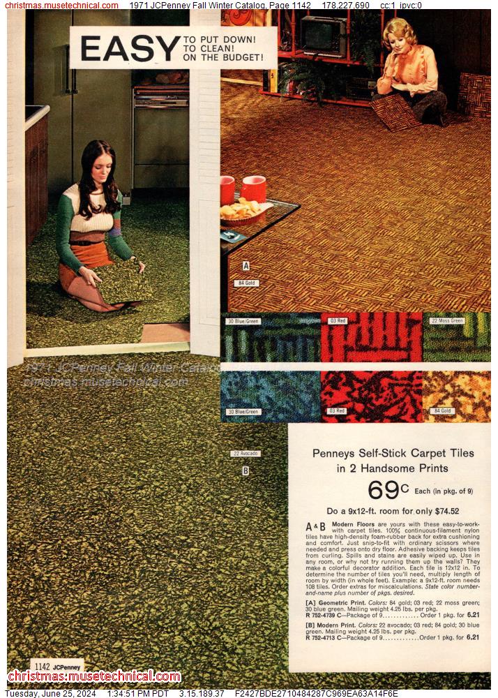 1971 JCPenney Fall Winter Catalog, Page 1142