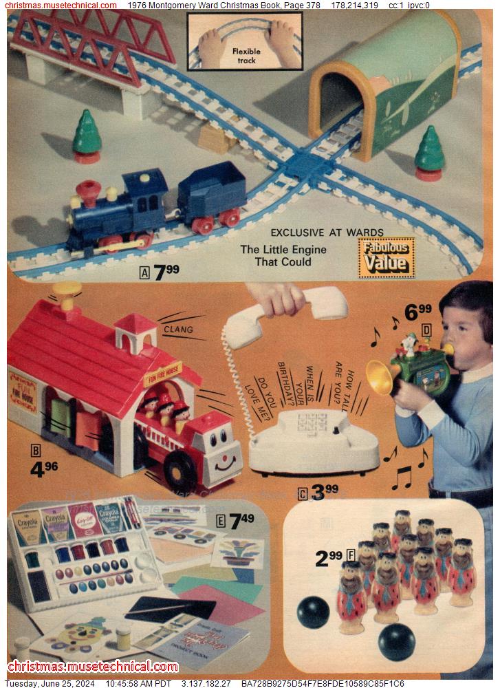 1976 Montgomery Ward Christmas Book, Page 378