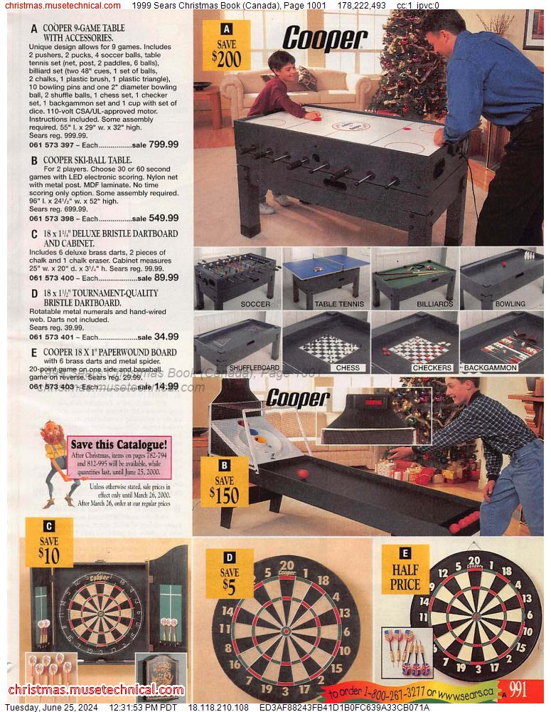 1999 Sears Christmas Book (Canada), Page 1001