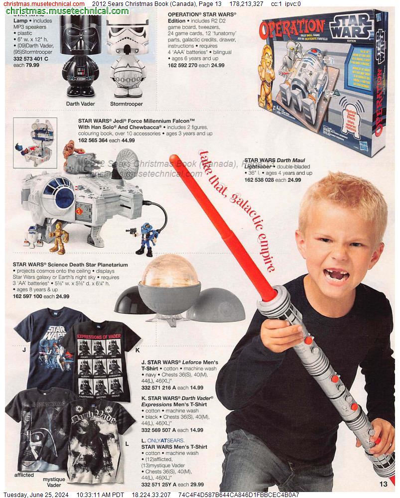 2012 Sears Christmas Book (Canada), Page 13
