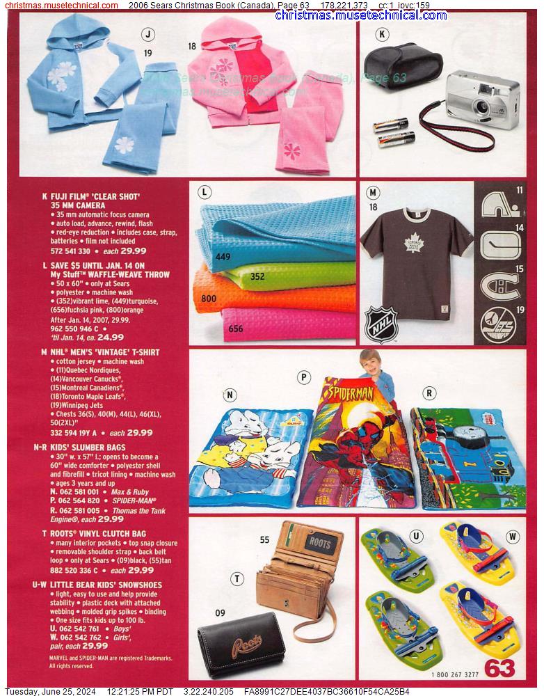 2006 Sears Christmas Book (Canada), Page 63