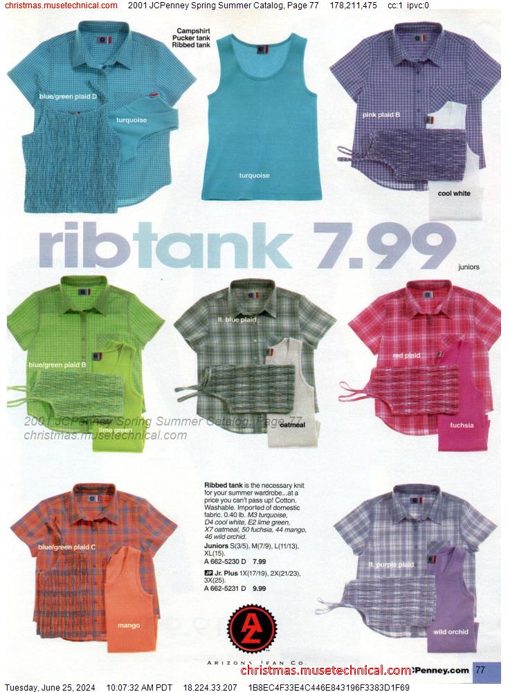 2001 JCPenney Spring Summer Catalog, Page 77
