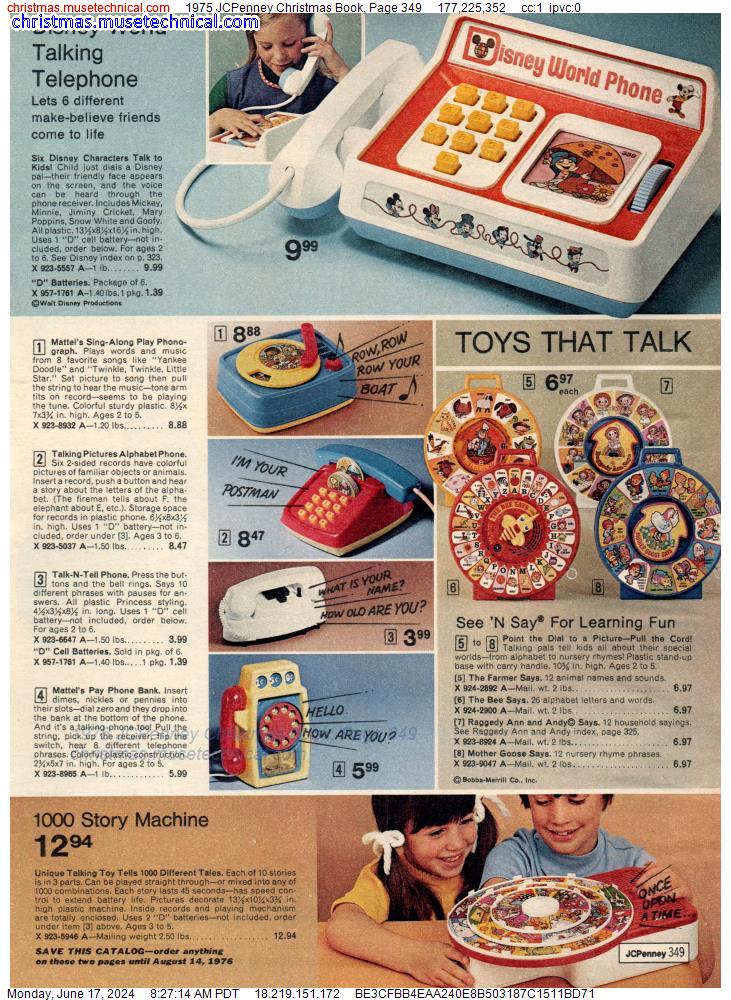 1975 JCPenney Christmas Book, Page 349