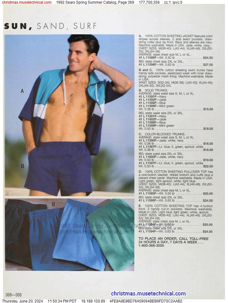 1992 Sears Spring Summer Catalog, Page 369