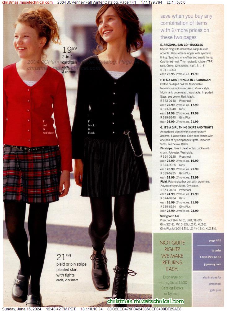 2004 JCPenney Fall Winter Catalog, Page 441