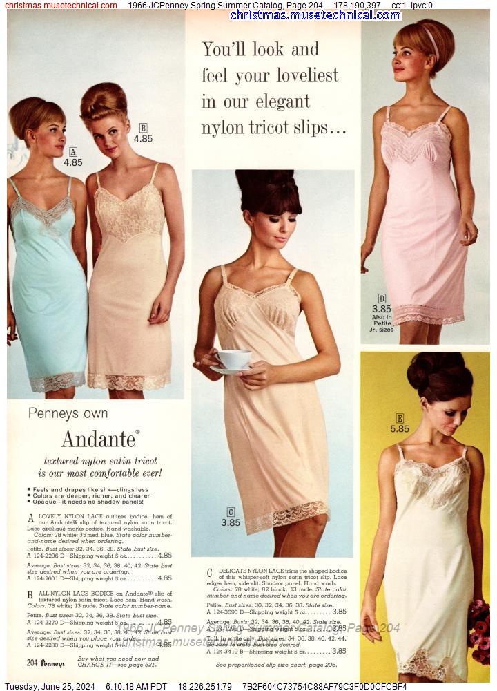 1966 JCPenney Spring Summer Catalog, Page 204