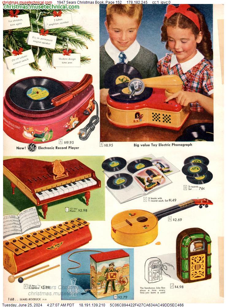 1947 Sears Christmas Book, Page 152