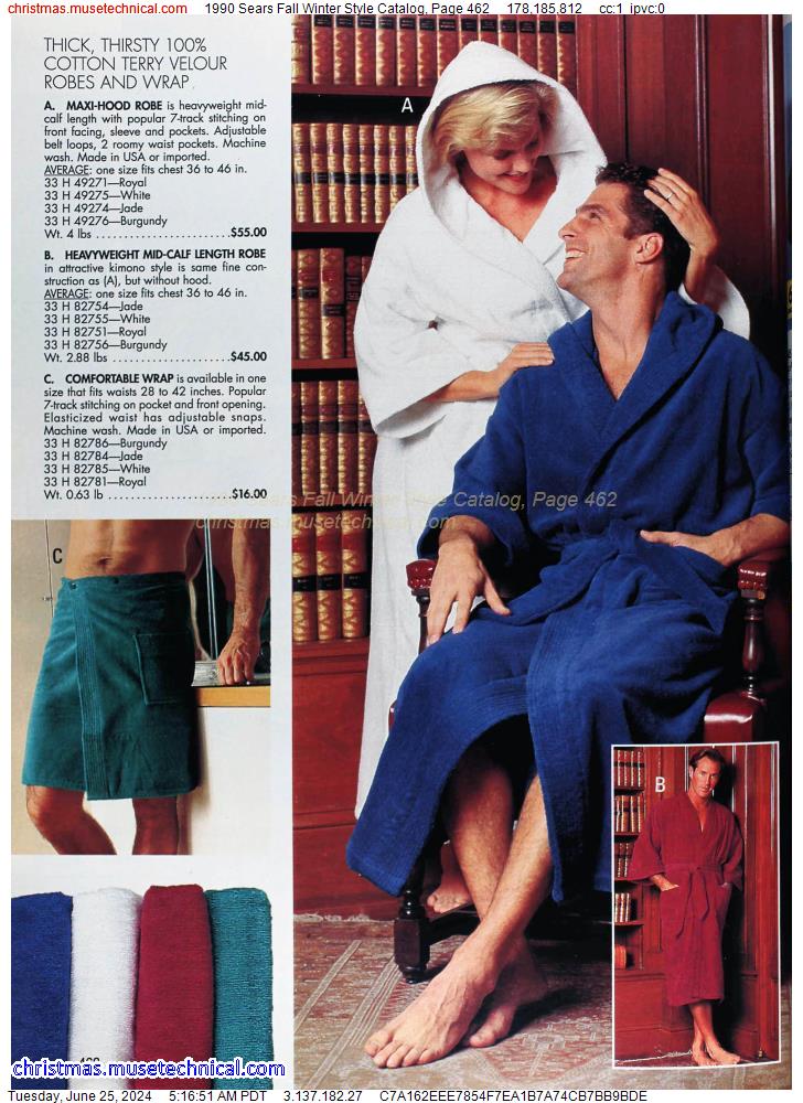 1990 Sears Fall Winter Style Catalog, Page 462