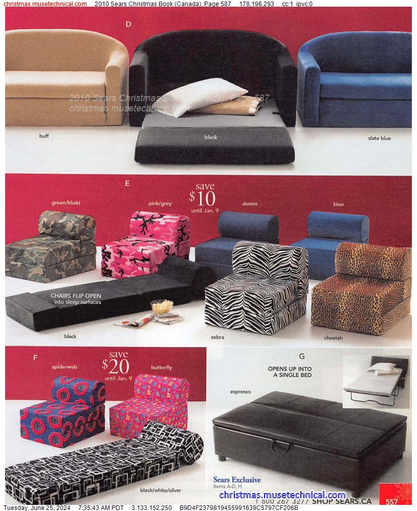2010 Sears Christmas Book (Canada), Page 587