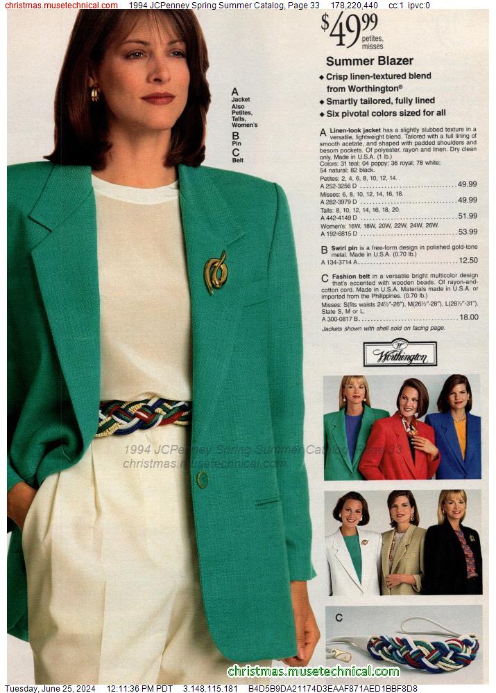 1994 JCPenney Spring Summer Catalog, Page 33