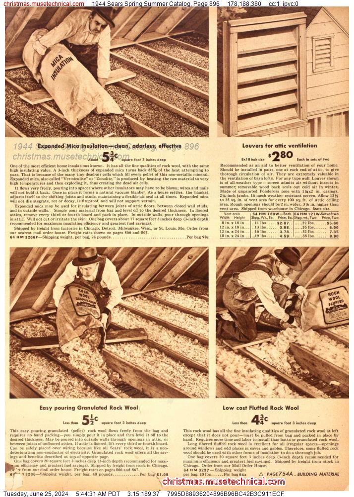 1944 Sears Spring Summer Catalog, Page 896
