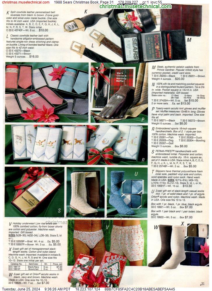 1988 Sears Christmas Book, Page 31