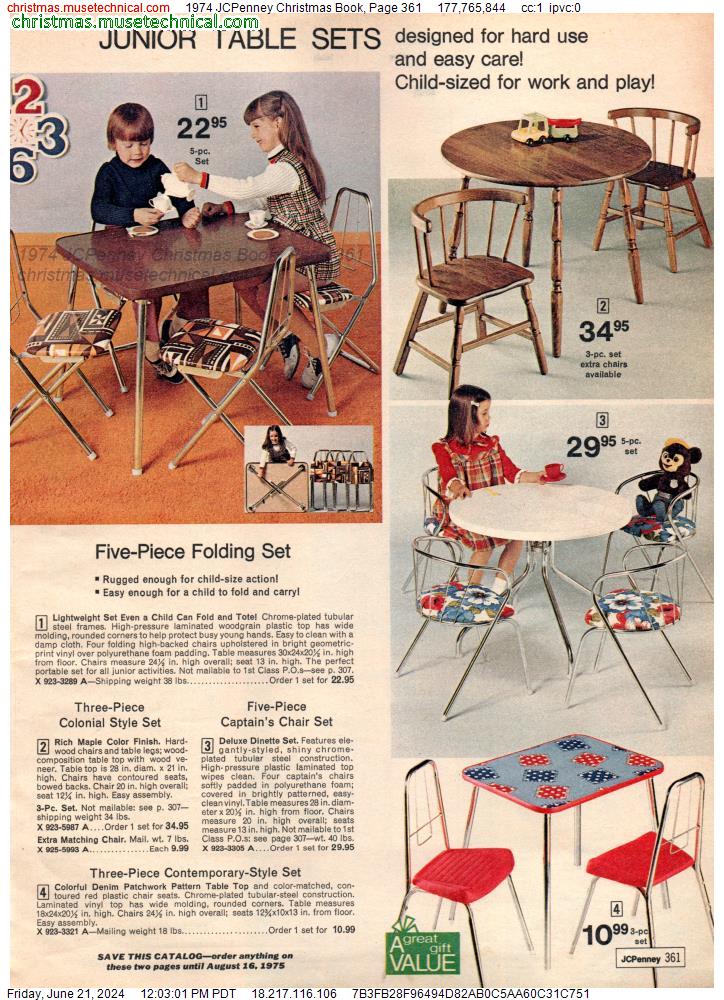1974 JCPenney Christmas Book, Page 361