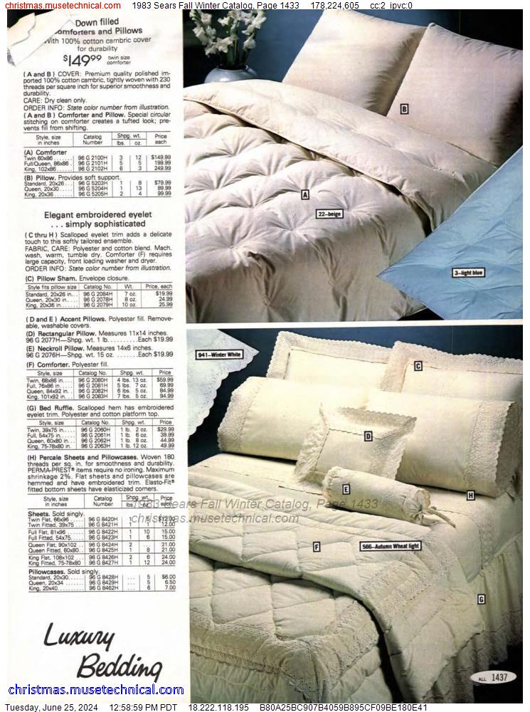 1983 Sears Fall Winter Catalog, Page 1433
