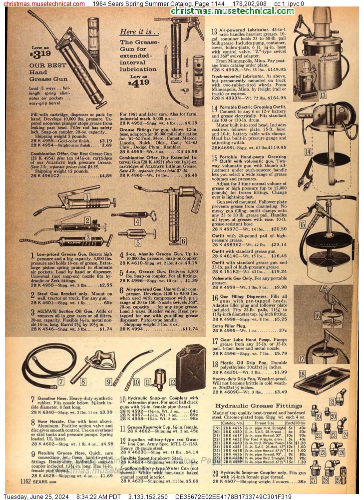 1964 Sears Spring Summer Catalog, Page 1144