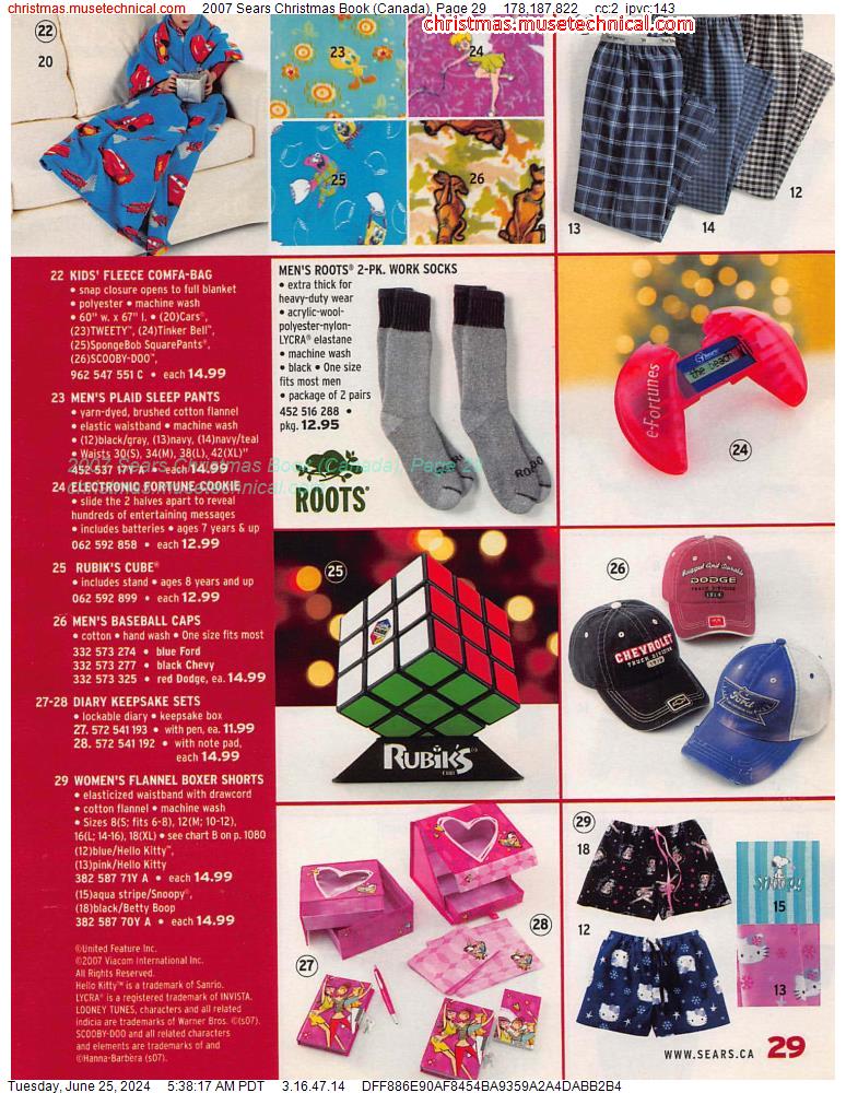 2007 Sears Christmas Book (Canada), Page 29