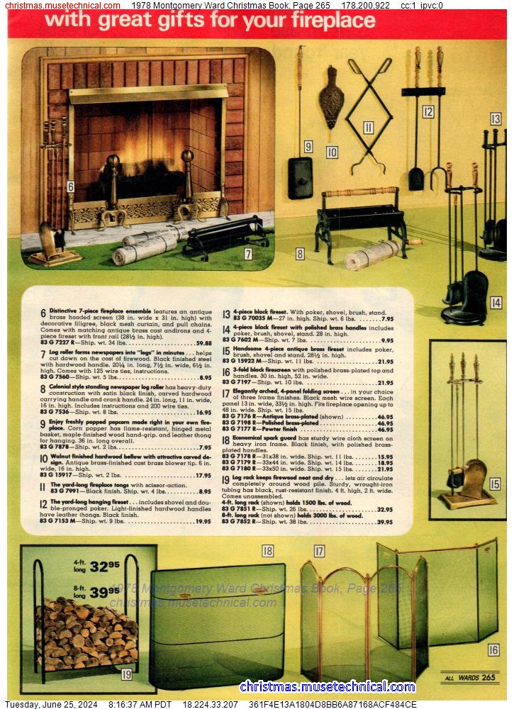 1978 Montgomery Ward Christmas Book, Page 265