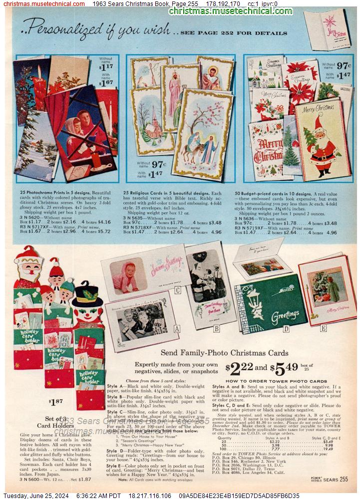 1963 Sears Christmas Book, Page 255