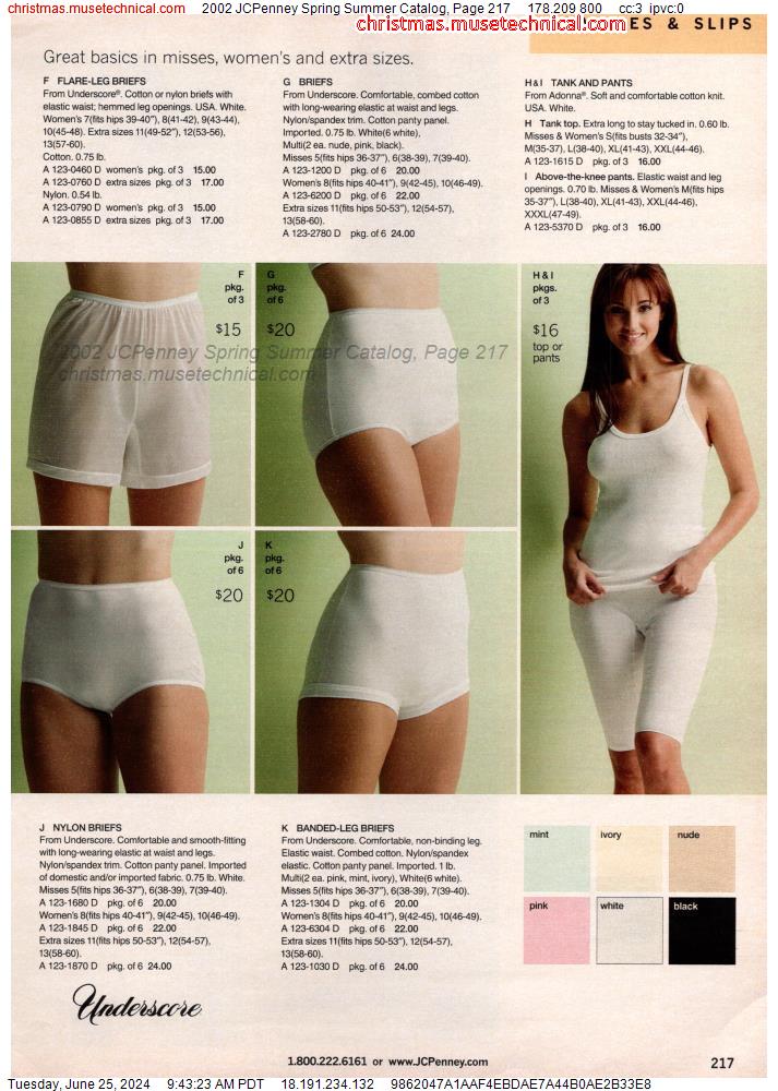 2002 JCPenney Spring Summer Catalog, Page 217