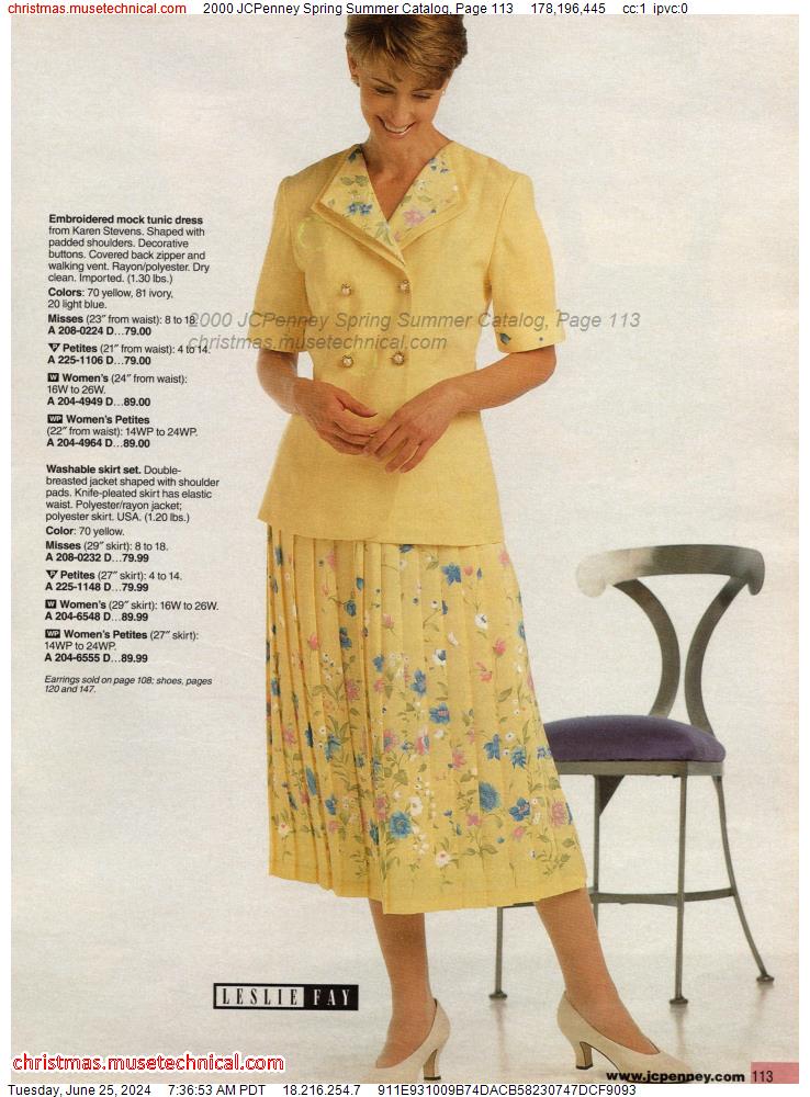 2000 JCPenney Spring Summer Catalog, Page 113