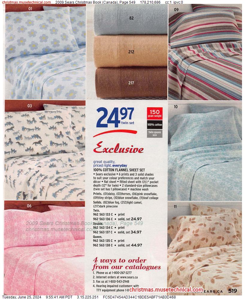 2009 Sears Christmas Book (Canada), Page 549