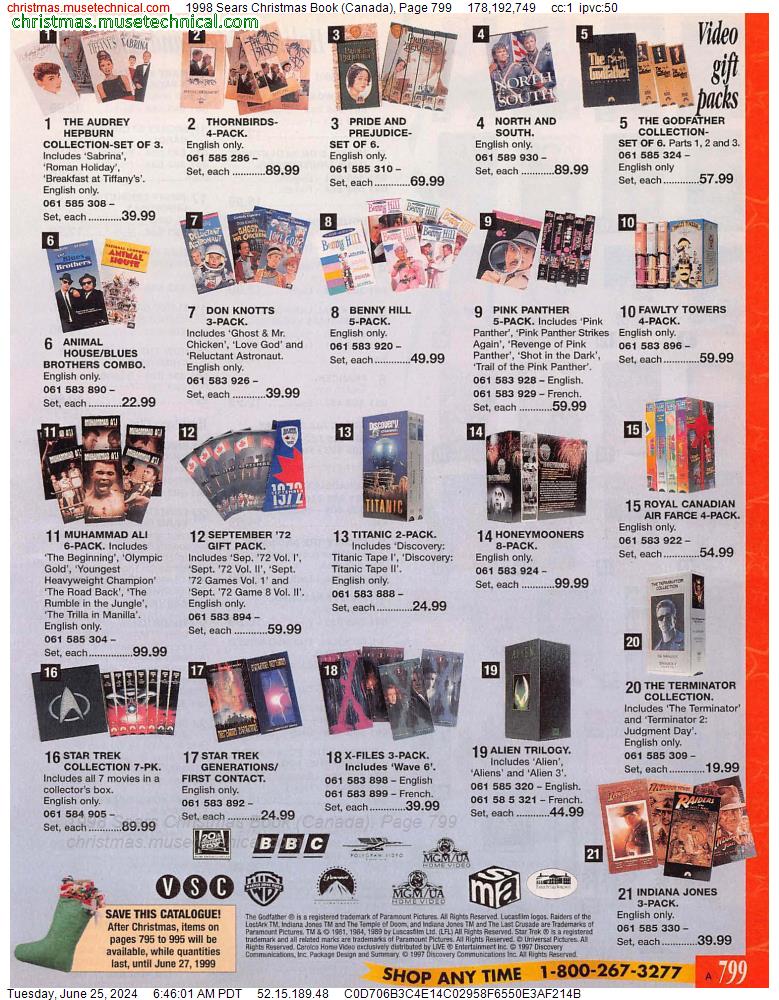 1998 Sears Christmas Book (Canada), Page 799