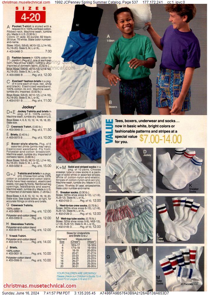 1992 JCPenney Spring Summer Catalog, Page 537