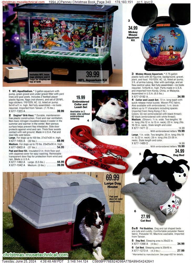 1994 JCPenney Christmas Book, Page 340