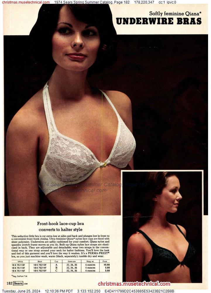 1974 Sears Spring Summer Catalog, Page 182