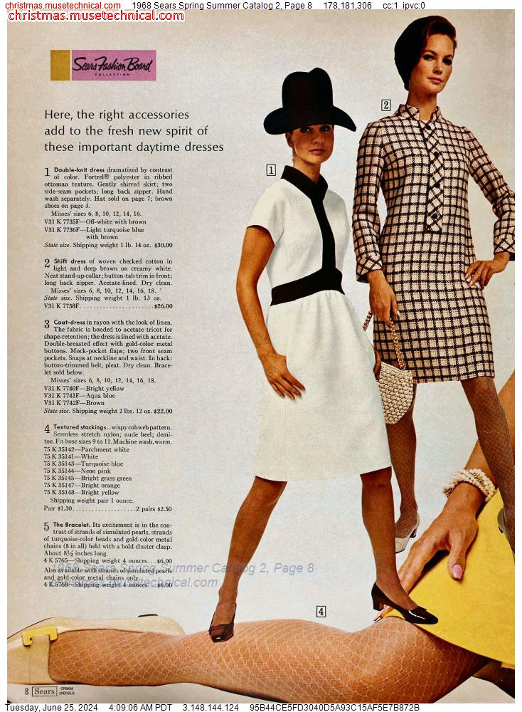 1968 Sears Spring Summer Catalog 2, Page 8