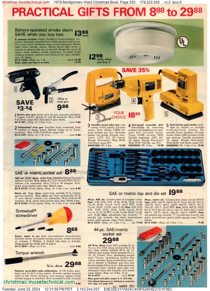 1978 Montgomery Ward Christmas Book, Page 355