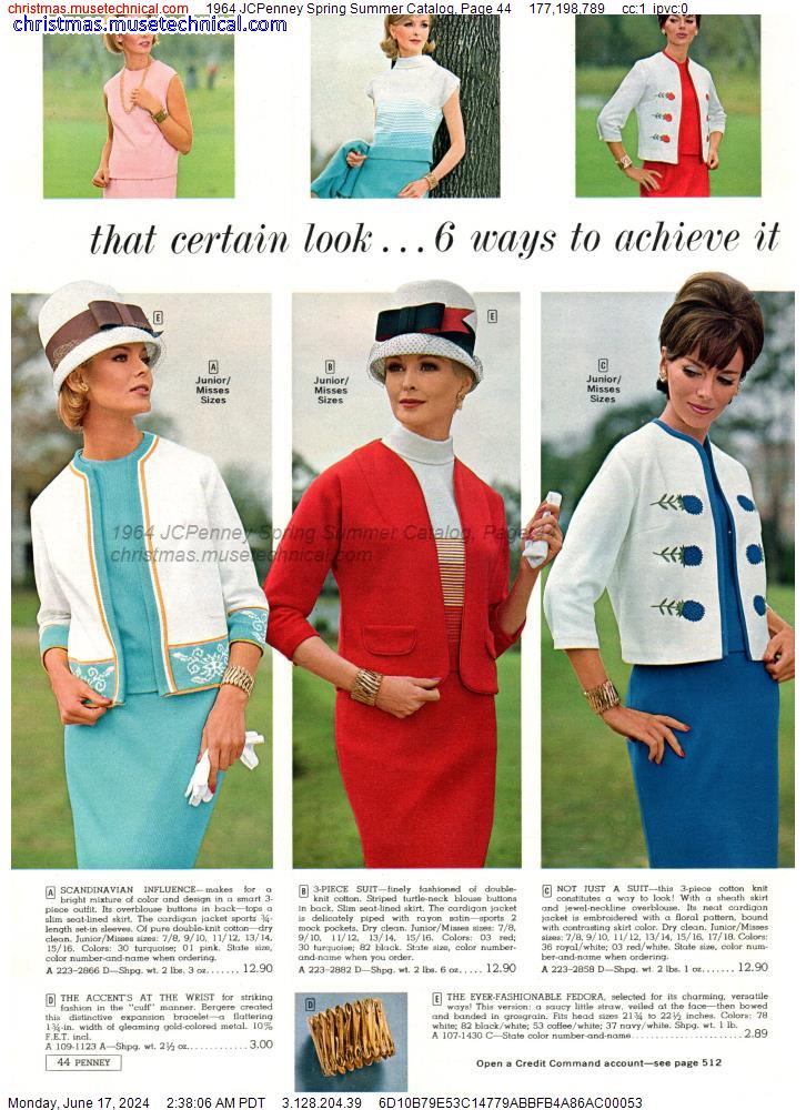 1964 JCPenney Spring Summer Catalog, Page 44