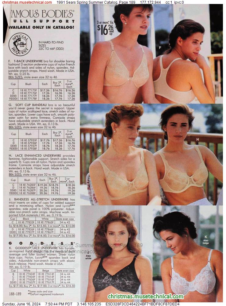 1991 Sears Spring Summer Catalog, Page 189