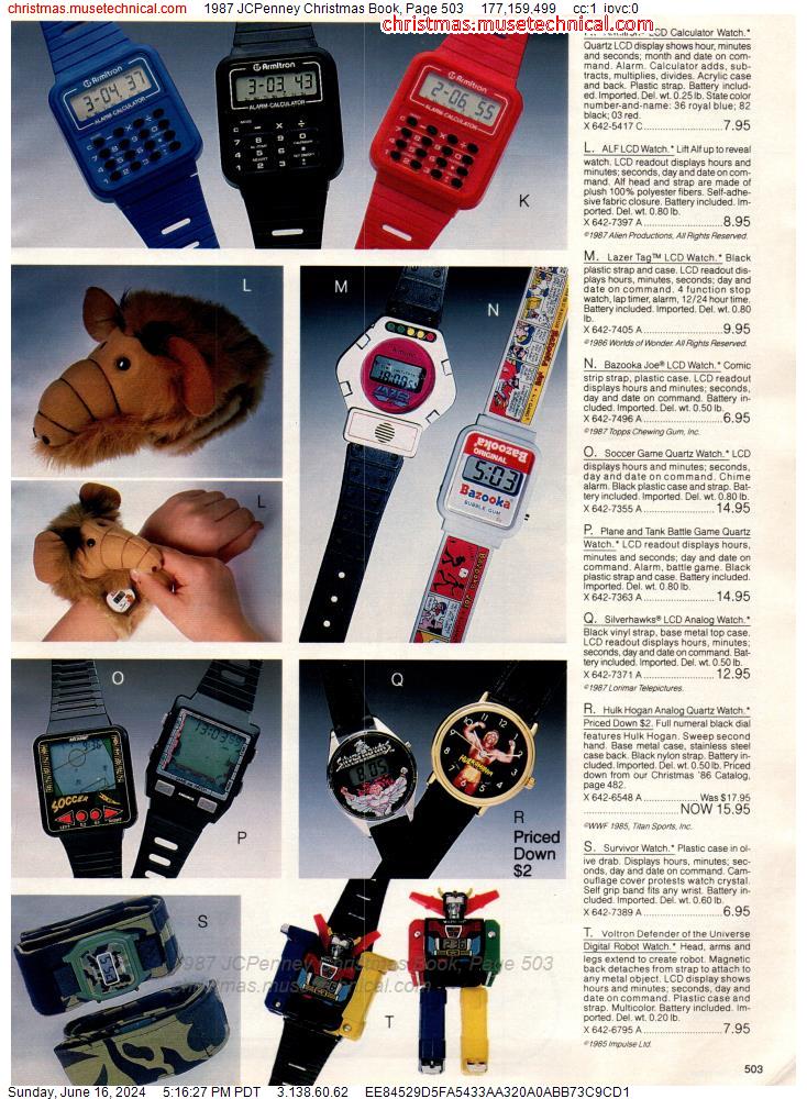 1987 JCPenney Christmas Book, Page 503