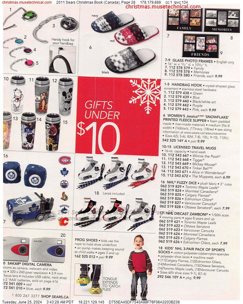 2011 Sears Christmas Book (Canada), Page 28
