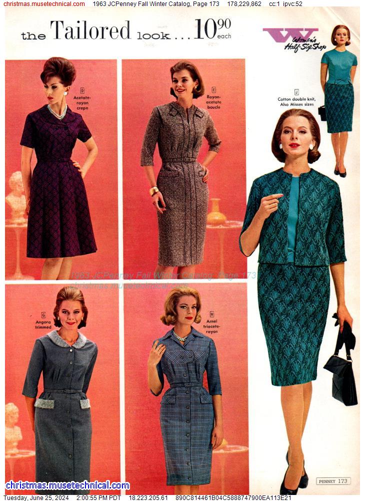 1963 JCPenney Fall Winter Catalog, Page 173