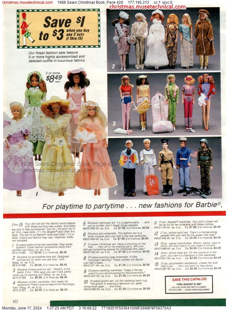 1986 Sears Christmas Book, Page 428