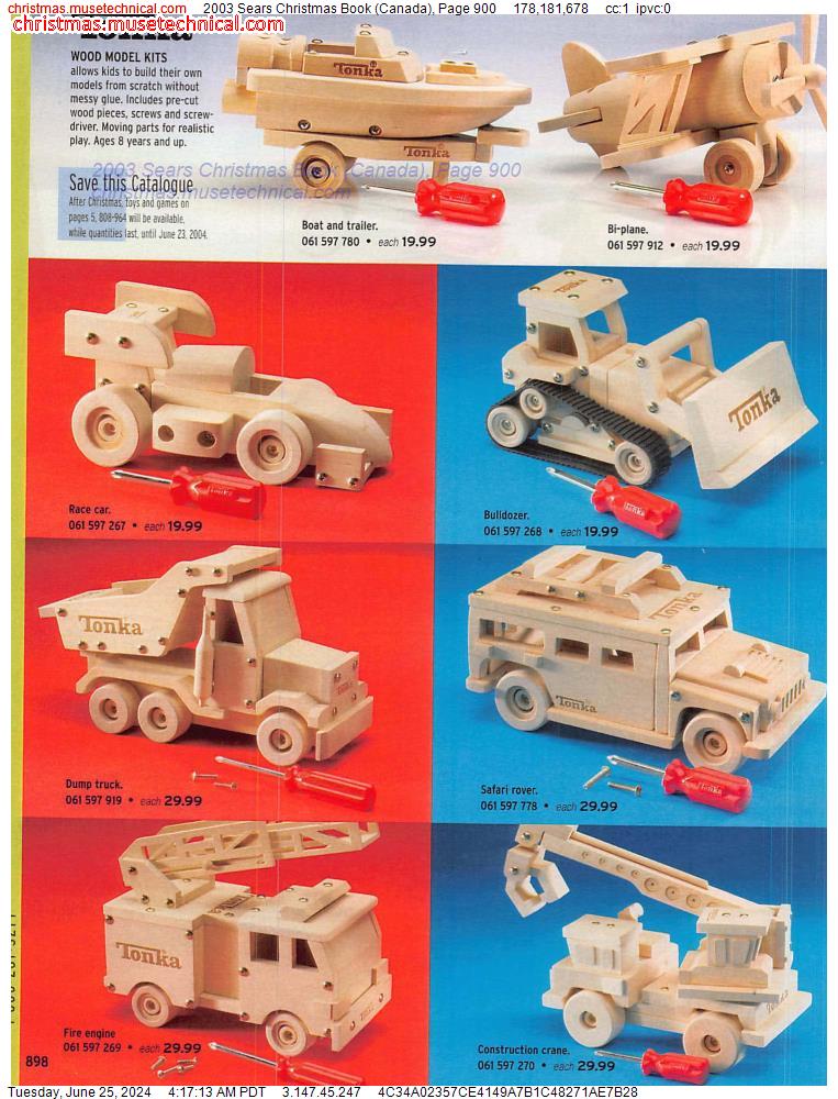 2003 Sears Christmas Book (Canada), Page 900